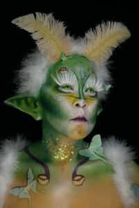 luna moth creature makeup creative body paint fx moth&myth